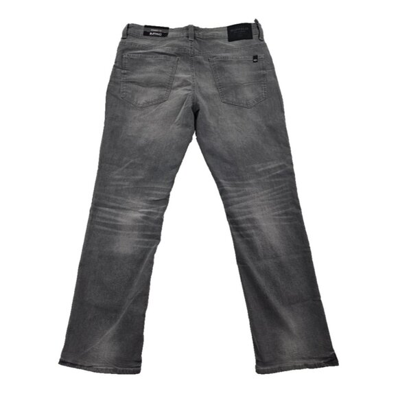 Buffalo David Bitton Straight Six Jeans Men's 34x30 Washed Gray NWT Stretch NEW - Picture 2 of 16